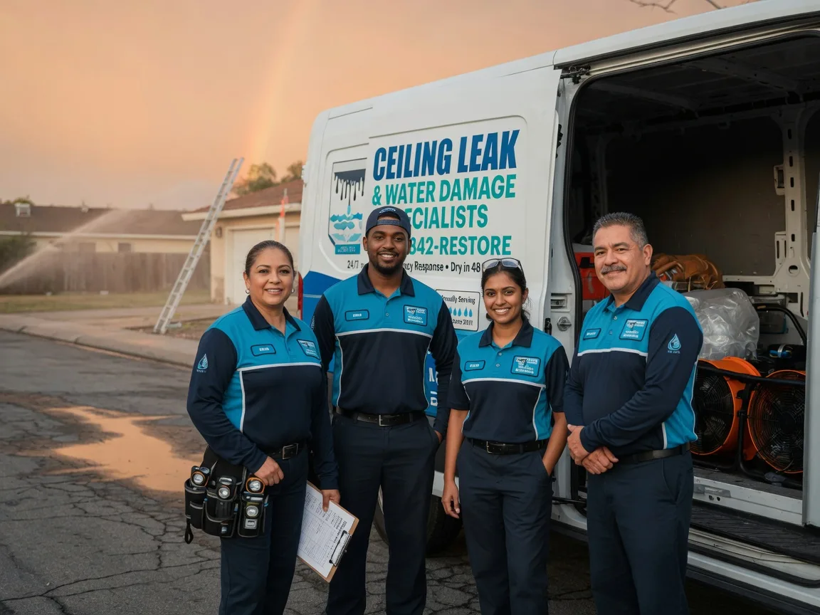 Ceiling Leak Cleanup company in North Billerica, MA